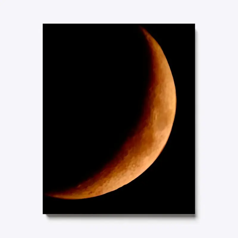 An Autumn Crescent Moon "Fall"